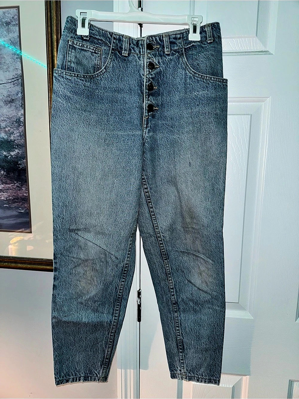 VINTAGE Women’s Guess Georges Marciano Vintage High-Waisted Button-Fly Jeans Wai